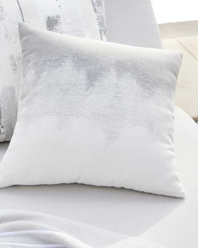 Artful Sunbrella Pillow, Charcoal